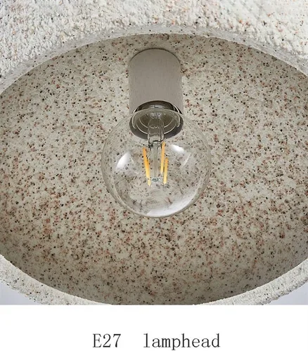 Vista 6 de Lámpara de techo retro hecha a mano, decoración de interiores, lámpara de techo moderna para sala de estar, comedor, dormitorio, lámpara colgante