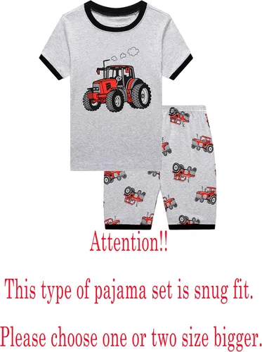 Vista 2 de Pijama Family Feeling para niño, conjunto de pijama con short, 100% algodón