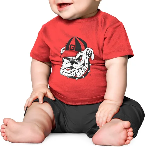 Vista 5 de Little King NCAA - Camiseta infantil Tech para niños y niñas, tallas 6 meses, 12 meses y 18 meses
