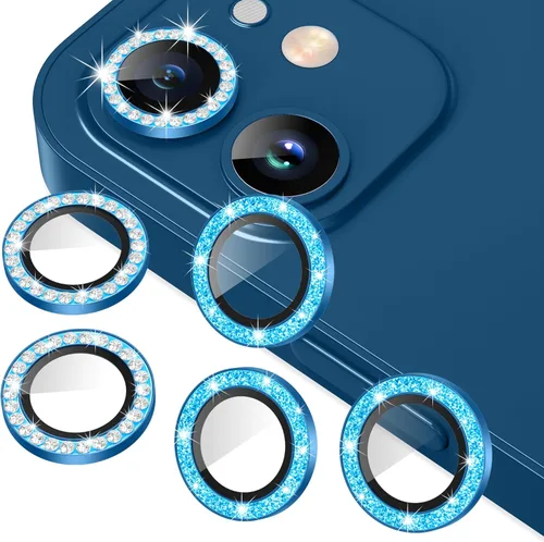 Vista 42 de AGVEE Paquete de 6 unidades para iPhone 12 Pro/12/12 Mini/11 Pro Max/11 Pro/11 Pro/11 Protector de lente de cámara, anillo de metal brillante