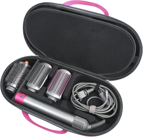 Vista 11 de RLSOCO Estuche Rígido para Dyson Airwrap Complete Long/Complete Styler HS08 HS05 HS01, NO para Dyson Airwrap i.d. - Se ajusta a 4 piezas de barriles