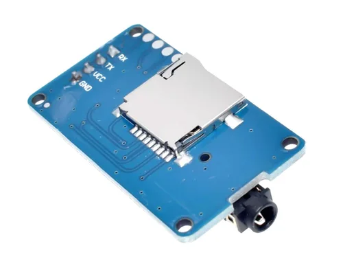 Vista 5 de Módulo reproductor de MP3 para Arduino, ESP32, ESP8266, Raspberry Pi, 2 piezas