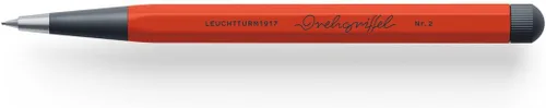 Vista 7 de LEUCHTTURM1917 - Lápiz mecánico Drehgriffel - Lápiz de escritura recargable con plomo de grafito HB de 0.7 mm (albaricoque)