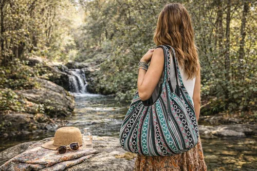 Vista 3 de Bolso de hombro grande para mujer, casual, cómodo, mercado, comestibles, escuela, libros, diario, bolso de viaje