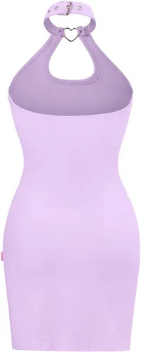 Vista 7 de Littleforbig Women Cotton Overall Vampy Collared Bodycon Mini Dress Skirt