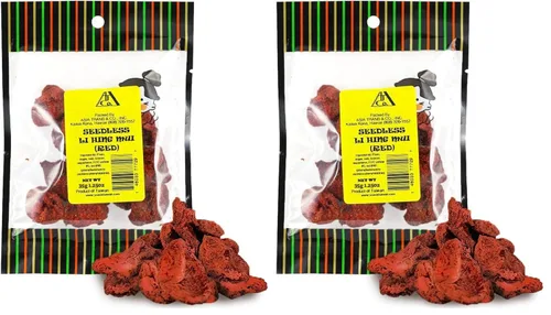 Vista 9 de Ciruelas rojas saladas secas - Saladitos Con Sal - 2.5 onzas (paquete de 2)