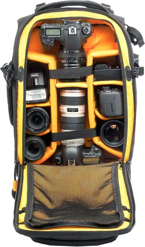 Vista 5 de VANGUARD ALTA FLY 55T G2 Mochila para cámara réflex digital, 8 ruedas giratorias/carretilla, color negro