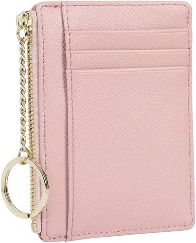 Vista 3 de Cartera minimalista para mujer, 8 tarjetas, monedero, monedero, bolsillo frontal, Casual