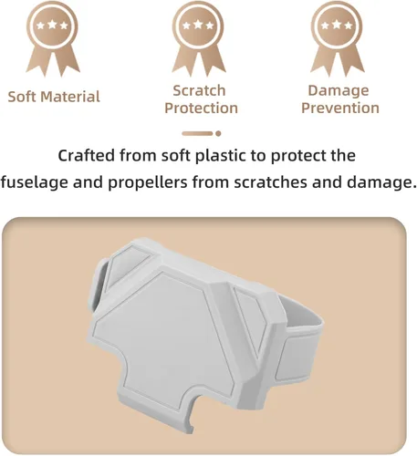 Vista 4 de Protector de hélice para DJI Mini 4K/Mini 2 SE/Mini 2/Mavic Mini, protector de hoja de dron de liberación rápida y correa estabilizadora, accesorios