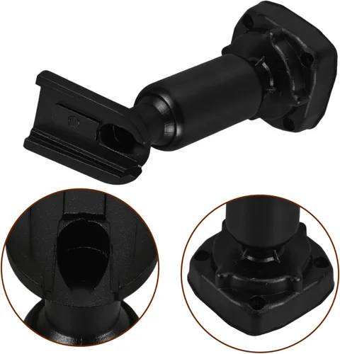 Vista 7 de PRETYZOOM Soporte de montaje en espejo retrovisor para cámara de salpicadero, accesorio interior ajustable del vehículo con base de consola central