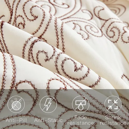 Vista 173 de CHIXIN - Juego de colcha tamaño King/Cal King extragrande, diseño de Navidad, microfibra ligera y suave, 4 piezas