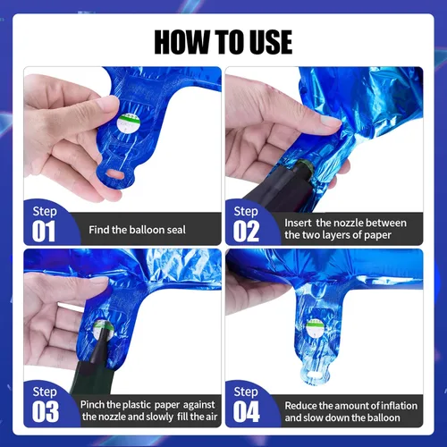 Vista 5 de Globos gigantes de 40 pulgadas de color azul marino con el número 0 Globo de 0 dígitos, globos del número 0 Globo azul oscuro 0 para decoración