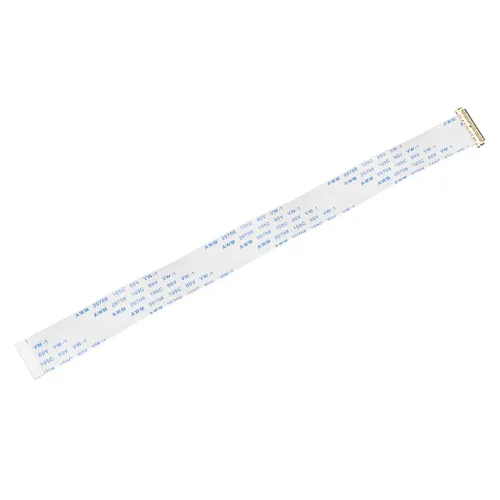 Vista 9 de uxcell Cable plano flexible, 30 pines de 0.020 in de paso de 3.937 in, FPC FFC, cable de cinta flexible para TV LCD, audio para automóvil