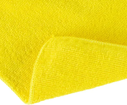 Vista 7 de Restaurantware Clean Tek - Paños de limpieza profesionales de 16 x 16 pulgadas, 100 toallas de microfibra sin pelusas, altamente absorbentes,
