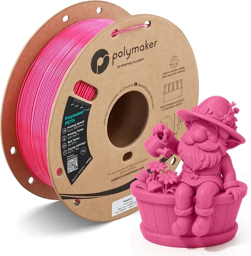 Vista 17 de Polymaker Filamento PETG de 0.07 in, 2.2 lbs, marrón militar Marrón (Army Brown)