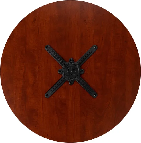 Vista 10 de Flash Furniture Chapman - Mesa redonda multiusos de 36 pulgadas, color cereza