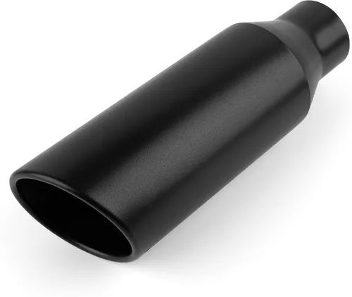 Vista 9 de RP Remarkable Power, Entrada de 2.5 pulgadas, salida de 3.5 pulgadas, 12 pulgadas de largo, corte en ángulo de acero inoxidable, punta de escape