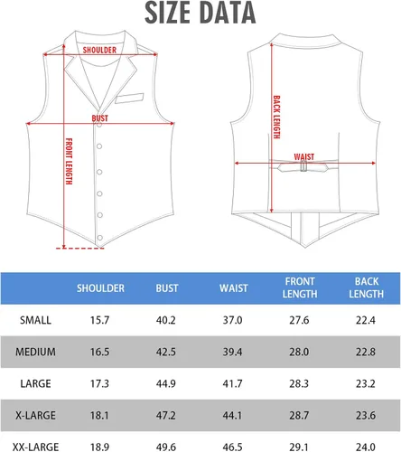 Vista 7 de VATPAVE - Steampunk - Chaleco para hombre, estilo victoriano y gótico.