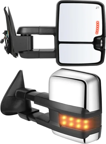 Vista 14 de ECCPP - Espejos de remolque de repuesto para Chevy Silverado 2007-2014