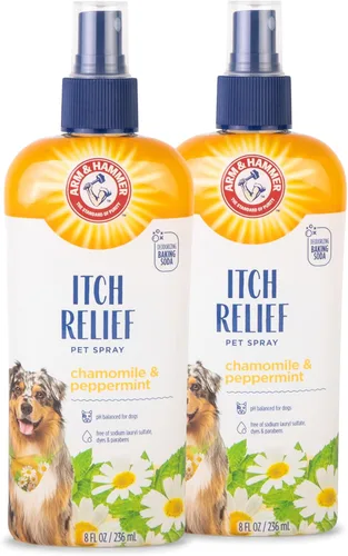 Vista 7 de Arm & Hammer Spray para aliviar la picazón para perros - Alivio de la picazón del perro con bicarbonato de sodio aroma a manzanilla y menta