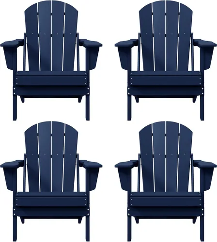 Vista 40 de Westin Outdoors Laguna WO Home - Silla plegable Adirondack para exteriores, muebles retro tradicionales para el hogar, para playa, balcón, patio