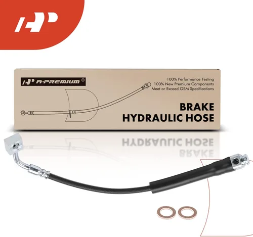 Vista 8 de A-Premium Manguera hidráulica de freno delantero compatible con modelos Ford seleccionados – Explorer 2016-2018, Police Interceptor Utility