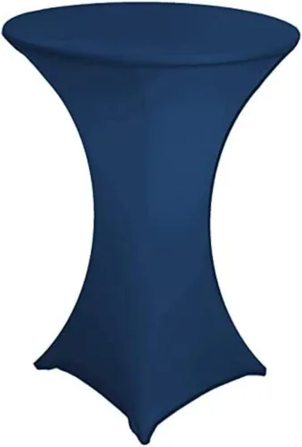 Vista 21 de 30 x 42 Inch Highboy Cocktail Stretch Spandex Table Cover (4, Baby Blue)