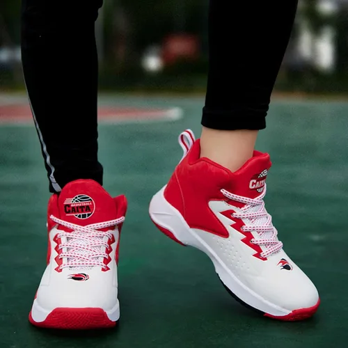 Vista 7 de Zapatos deportivos de baloncesto antideslizantes