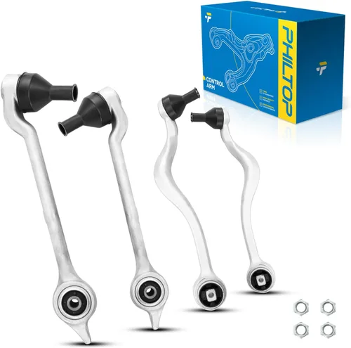 Vista 64 de PHILTOP Kit de suspensión delantera brazo de control inferior con rótula y barra estabilizadora, enlace final compatible con Chevrolet Captiva