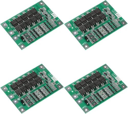 Vista 8 de 4 unids 3S 11.1V 12V 25A 18650 Li-ion batería de litio placa de protección PCB con circuito equilibrado sobre descarga de carga sobre protección