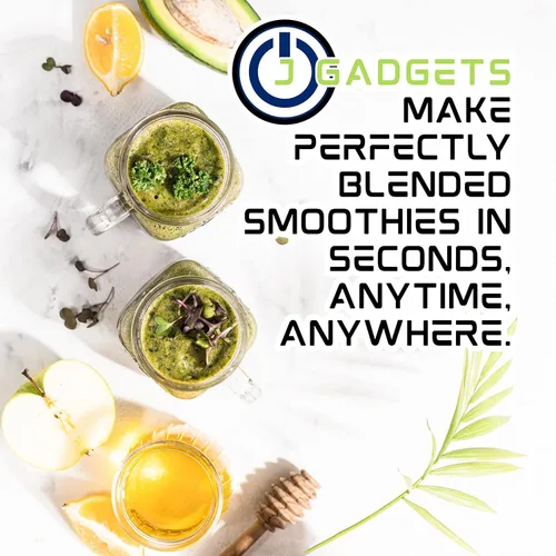 Vista 4 de Batidora portátil para batidos y batidos Recargable y fácil de usar Licuadora personal Seis cuchillas Mini USB para el hogar Conveniente