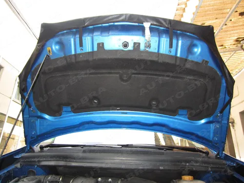 Vista 3 de AB-00853c Brasier con capucha de aspecto de fibra de carbono compatible con Opel Zafira C Tourer 2011-2019 con máscara de nariz frontal