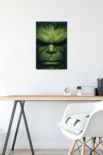 Vista 4 de Marvel Comics Hulk - Póster de pared de The Immortal Hulk #18, 22.4 pulgadas de largo x 14.7 pulgadas de ancho, versión premium sin marco