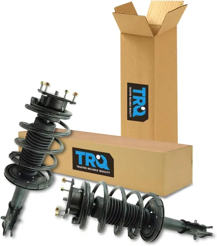 Vista 84 de TRQ - Conjunto de puntal delantero y resorte helicoidal (lados del conductor y del pasajero), para auto