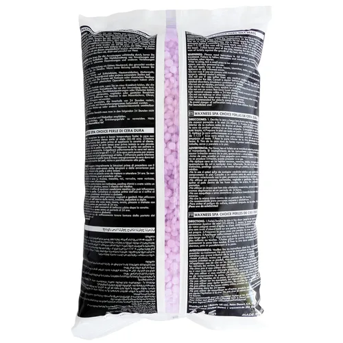 Vista 4 de Waxness Spa Choice - Cuentas de cera dura cremosa de jazmín morado sin colofonia, 2.2 libras / 2.2 lbs, paquete de 12