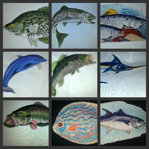 De la Naturaleza Bounty costumbre hermosa pescado Retratos [Swordfish] bordado hierro en/coser Patch [6" x 3"] fabricado en EE. UU.]