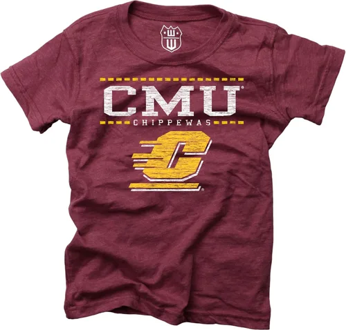 Vista 68 de Wes and Willy NCAA - Camiseta mezclada S/S para niñas