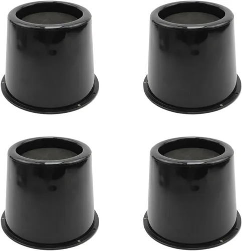 Elevadores de cama redondos de 4 pulgadas, elevadores de cama resistentes que soportan 2000 libras, elevador de muebles de cama para silla,