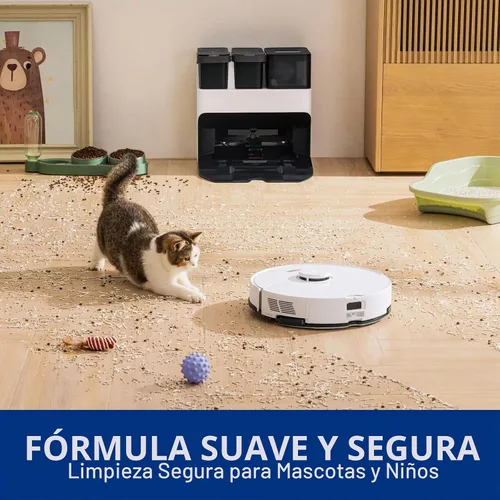 Vista 5 de Nukisa Solución de limpieza de suelos compatible con Roborock Robot Trapeador de vacío