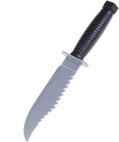 Vista 5 de Wendy Mall 3 piezas de cuchillo de plástico de juguete de tren espadas de Halloween, accesorios de fiesta de disfraces de simulación de juguete