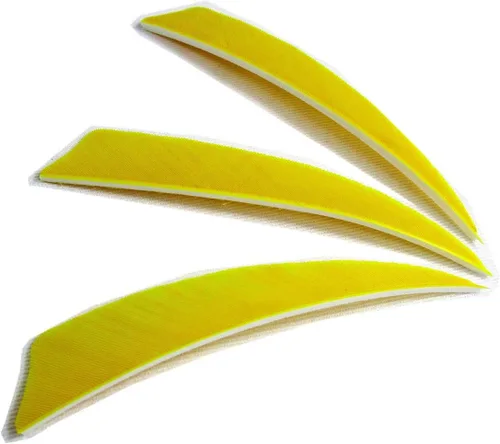Vista 6 de Arrows - Plumas reales de 3 pulgadas con corte de escudo para cañas de tiro de caza DIY (paquete de 36)