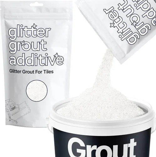 Vista 23 de Hemway Glitter Grout Tile Additive - Aditivo de lechada con purpurina para azulejos, 100 g/ 3.53 onzas, para azulejos de baño o cocina