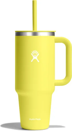 Vista 30 de Hydro Flask Vaso de Viaje de 40 Oz con Asa, Tapa y Pajita - Acero Inoxidable Aislado en 40 Oz Birch