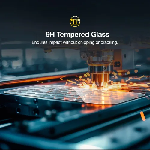 Vista 5 de magglass Protector de pantalla HD para Samsung Galaxy S24 Ultra vidrio templado con protector de lente de cámara (aplicador fácil incluido)