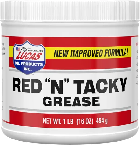 Vista 2 de Lucas Oil 10027-Pk1 Red 'N' Tacky - Grasa de 35 libras, paquete de 1