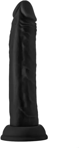 Consolador realista de doble capa de silicona líquida FLEXISKIN con ventosa para jugar con manos libres, consolador ultrasuave para punto G para