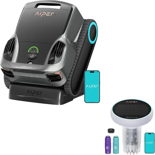 Vista 11 de Aiper Scuba X1 Pro Max - Limpiador robótico para piscinas enterradas