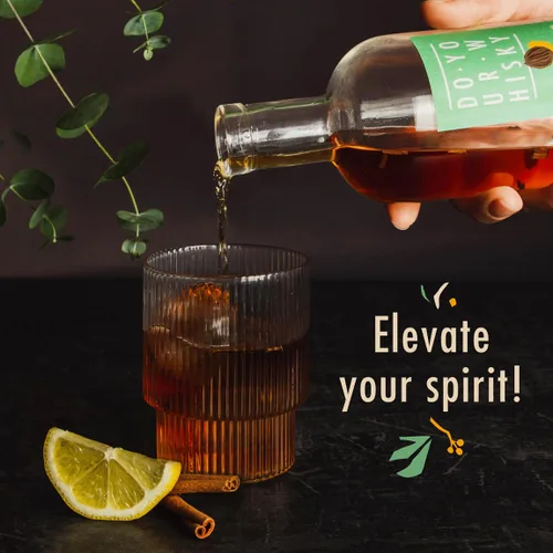 Vista 7 de Tequila Infusion Kit by Craftly Plant-Based Infusions for Cocktails Tequila Set for him Birthday Gift for Men & Women Spices & Bottle