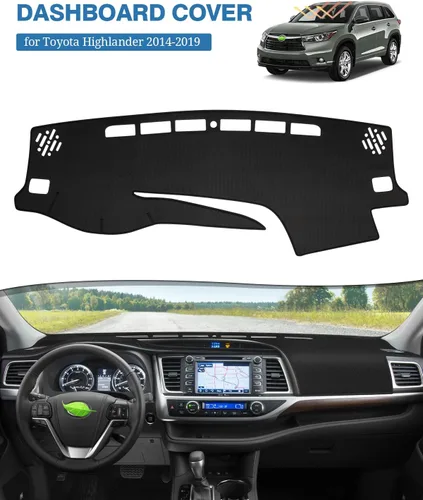 Vista 212 de FIILINES - Cubierta para tablero, accesorio para tablero de malla antideslizante, parasol sin reflejos y protector compatible con Toyota Tundra