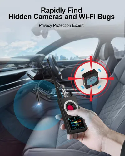 Vista 6 de Detectores de cámara oculta y detector de errores,Detector de RF, dispositivo para detectar dispositivos de escucha,Detector de perseguidor